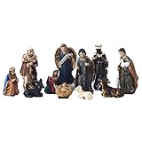 figuras navidad fieltro Adorno de mesa: para exhibir en un estante o repisa como una pieza decorativa, réplicas realistas de la escena navideña, con base estable.