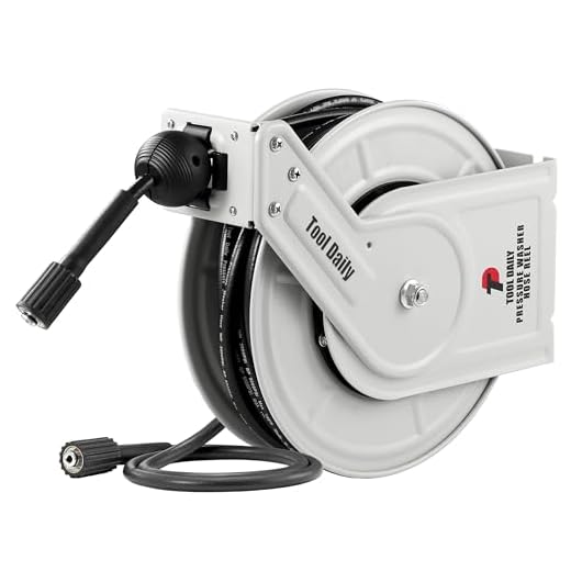 Heavy Duty Retractable Pressure Washer Hose Reel