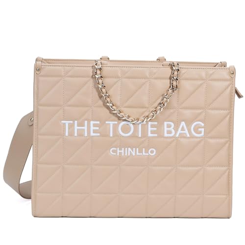 Image of Chinllo Laptop Tote Bag for Women Top Handle Satchel Purse and Handbags Work Compartment with Shoulder Strap