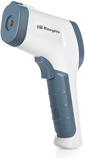 Orbegozo TEM 8000 Infrarot-Thermometer, Körper- und Oberflächen-Thermometer, LCD-Display, Anzeige bei niedrigem Batteriestand, Wechseleinheit, batteriebetrieben, mehrfarbig