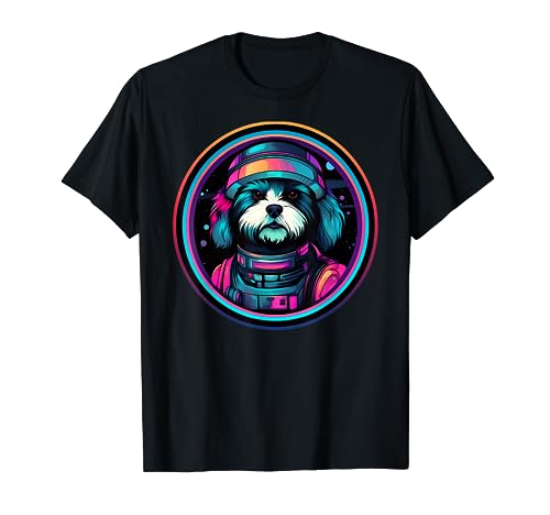 Havanese Dog - Cachorro de galaxia cósmica divertida y colorida Camiseta