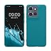 Produktbild kwmobile Hülle kompatibel mit Motorola Edge 60 Neo/Edge 50 Neo/ThinkPhone 25 Hülle - weiches TPU Silikon Case - Cover geeignet für kabelloses Laden - Petrol