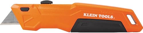 Miniatura 12 de Klein Tools 44312 Juego de cuchillos plegables y cuchillos deslizables de 2 piezas, FLICKBLADE, retráctil con almacenamiento de cuchillas en la