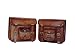 Produktbild Handgefertigte Tasche Wala 2 x Motorrad-Seitentaschen Braun Leder Seitentasche Satteltaschen Satteltaschen 2 Taschen