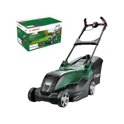 Bosch leistungsstarker Rasenmäher AdvancedRotak 40-650 (zum Rasenmähen, 1700 W Motorleistung, Schnittbreite: 40 cm)