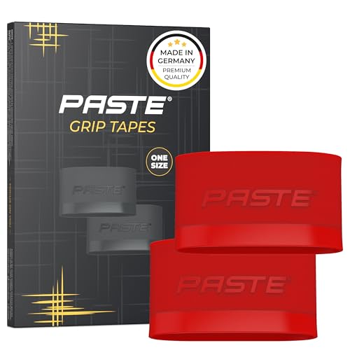 PASTE ® Banda sujeta espinilleras de Silicona de fútbol para Adultos y niños en Rojo - Soporte para Calcetines y Cinta para Tobillos - sujetaespinilleras Accesorios y Regalos de fútbol