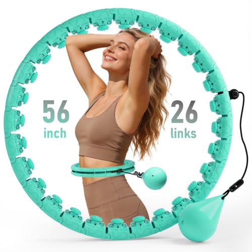 Argvsde Weighted Hula Infinity Fitness Hoop for Adult Weight Loss by Argvsde - Used condition - US$24.69