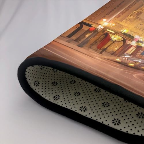 Tapis de sol en flanelle pour éviter les glissades et l'eau