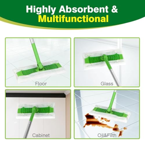 HOMEXCEL Dry Sweeping Cloths Pads Compatible with Flash Speedmop- Disposable Duster Refills Mop Pads for Floor Mopping and Cleaning,64 Count - Image 3