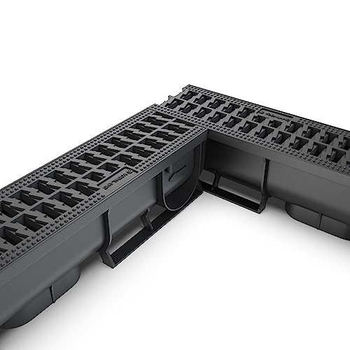 Vodaland - 3 Inch Trench Drain System with Outlet! - Black (5) by Standartpark - Image 4