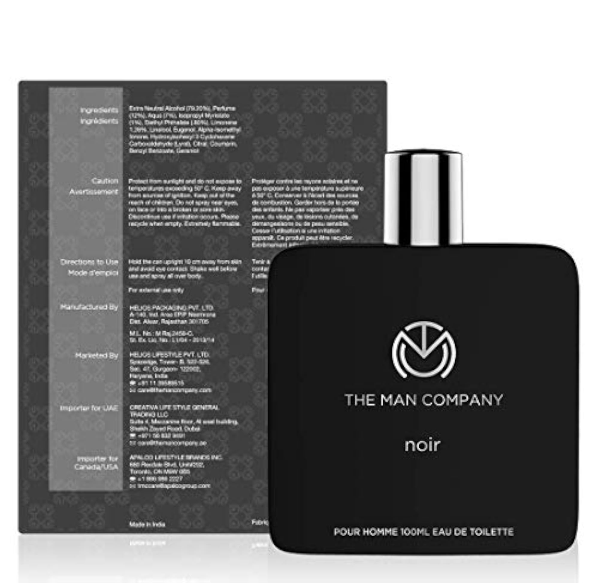 Premium Noir EDT Perfume for Men, 100 ml