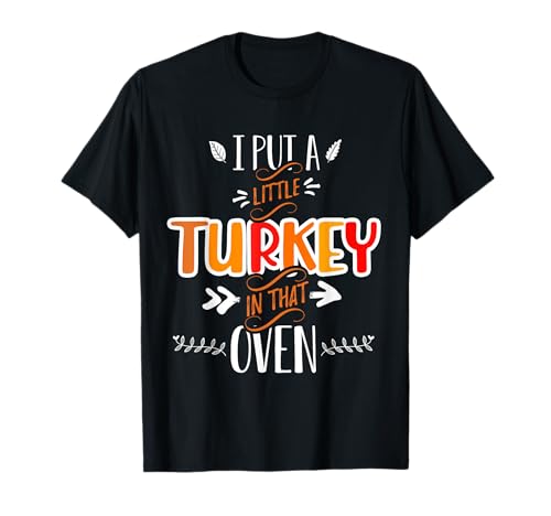 Dinde drôle Papa Thanksgiving Grossesse Annonce T-Shirt