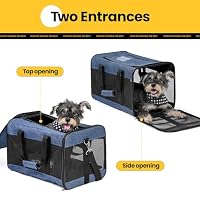 Conlun Transporttasche Hund & Katze L, Hundetransportbox Auto bis 9kg – Ansicht 4