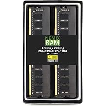 NEMIX RAM 16GB 2X8GB DDR4 2400MHz PC4-19200 1Rx8 1.2V CL17 288-PIN ECC UDIMM Unbuffered Memory KIT