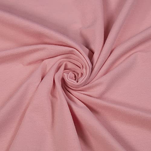 FabricLA Dusty Pink Cotton Spandex Jersey