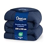 CozyLux Couette 220x240 tempérée pour Lit 2 Personnes, Édredon 300g/m² pour...