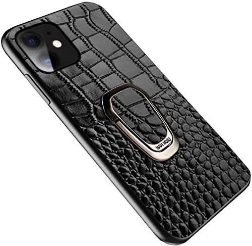 Coque iPhone 12 Mini crocodile GUMMMY en cuir chic avec anneau