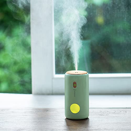 Hgv Car Diffusers For Water-Soluble Essential Oil, Usb Car Oil Diffusers, Portable Car Essential Oil Diffuser, Mini Travel Diffuser For Car Office Travel With Intermittent/ Continuous Mist Green #TOP6