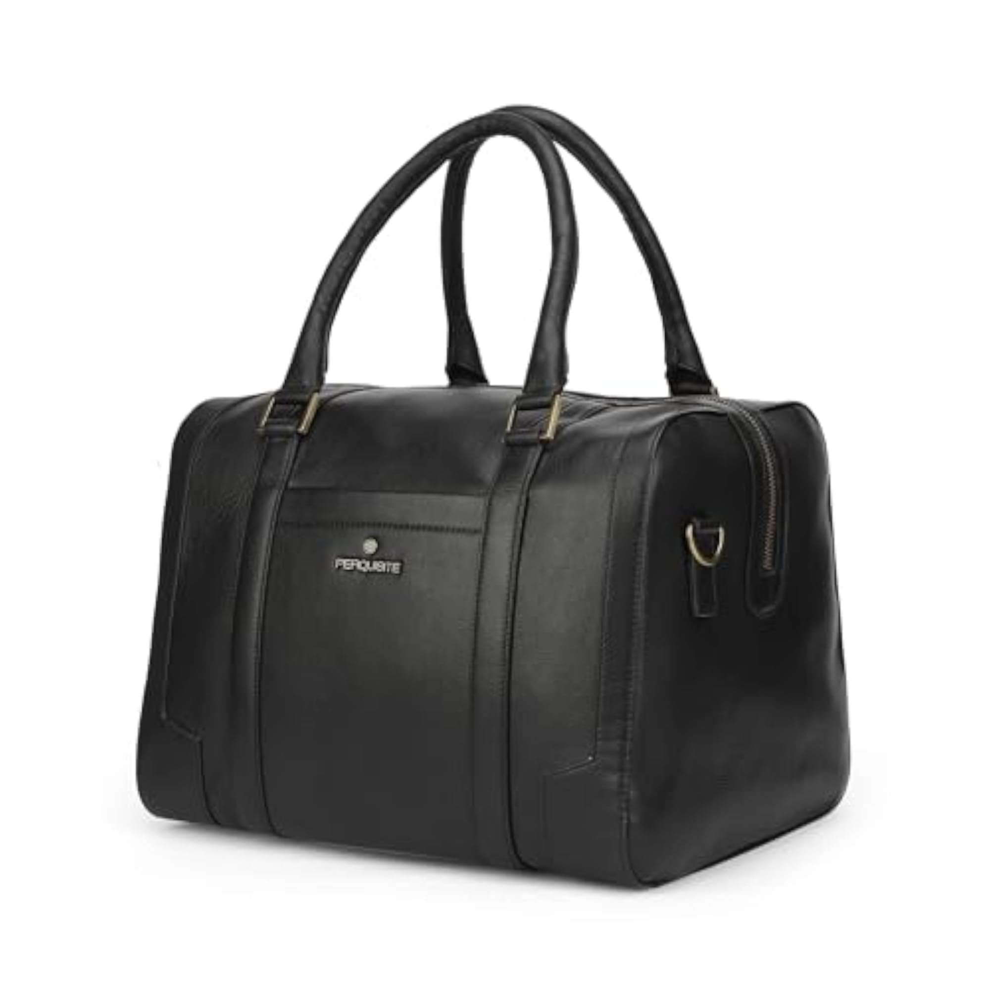 Marisa Valise Black Genuine Leather Duffle Bag