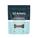 Arterra Pet Science Dog Dental Chews with Nano-Hydroxyapatite Next-Generation Daily Chews for Stronger Teeth, Fresh Breath, and Healthy Gut, 14 Count, Pack of 1