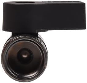 Alphacool G1/4 2-Way Ball Valve, Black Nickel