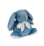Doudou et Compagnie   Grande Peluche Lapin Doudou Pantin Bleu 42cm – Doudou Peluche Douce pour Bébé dès la Naissance – Idée Cadeau – Garantie Doudou Perdu   DC4248