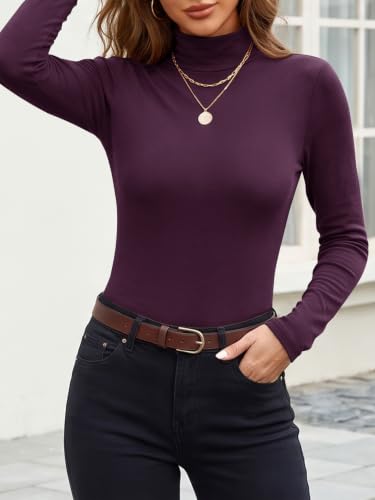  Womens Mock Neck Long Sleeve Shirts - image 6