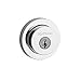 Kwikset 91590-004 Milan Round Double Cylinder Deadbolt Featuring SmartKey in Polished Chrome
