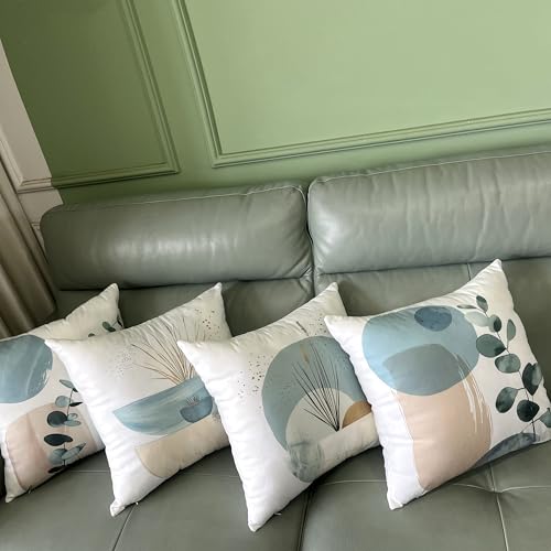 Miniatura 6 de Arnty Fundas De Cojín 45x45 Cm, Juego De 4 Cundas Para Cojines Decorativas De Terciopelo, Cojines De Sofá, Cushion Covers Con Cremallera Oculta Para Dormitorio, Oficina, Jardín Y Sofá