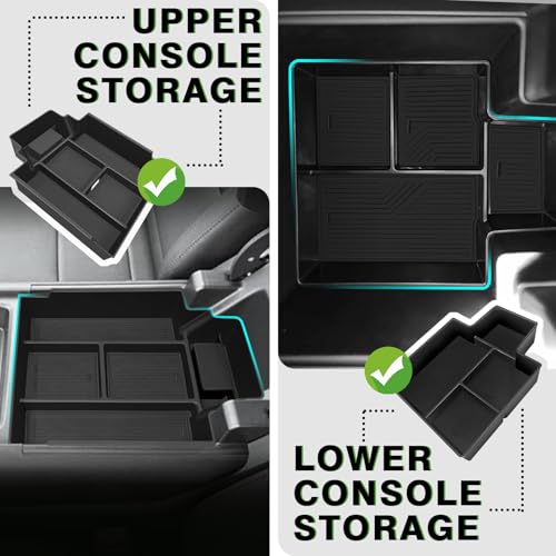 BestEvMod Console Organizer for 2024-2026 Chevy Silverado EV(Top+Bottom) by BestEvMod - Used condition - Image 5
