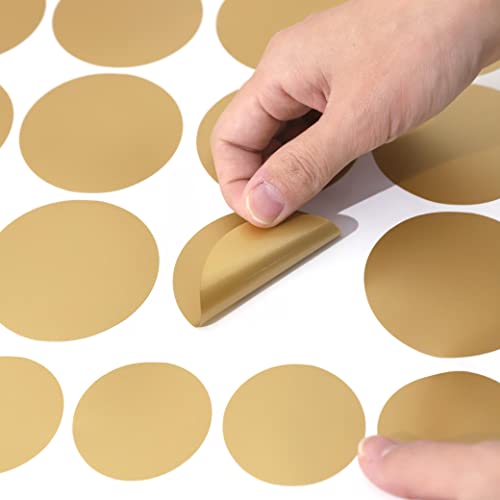Gold Dot Wall Decal Set Of 160 - Dots For Walls Nursery Wall Decals, Kids Room Decor Or Classroom Decor - Removable Dots Wall Stickers #TOP4