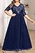 Talisea Mother of the Bride Dress Plus Size Navy Blue Bridesmaid Wedding Guest Chiffon Formal Prom Long Dress for Women 2025