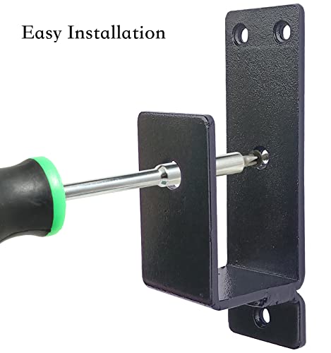 2x4 Door Barricade Brackets. Upgrade Door Barricade Security Bar Provide Our Home Under The Safety Environment. Door Metal Bar Bracket for Your Home, Garages, Basements, Sheds, Warehouses, Backyards.