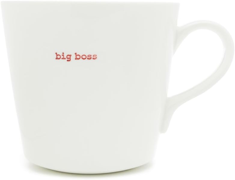Keith Brymer Jones - Word Range - Ceramic Large Bucket Mug - Giftboxed - Big Boss - 500ml