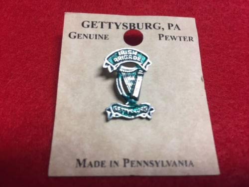 Small Irish Brigade Gettysburg Pewter Lapel PIN HAT TAC New