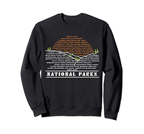 USA National Park Service Nature Lover Souvenier Camping Sweatshirt