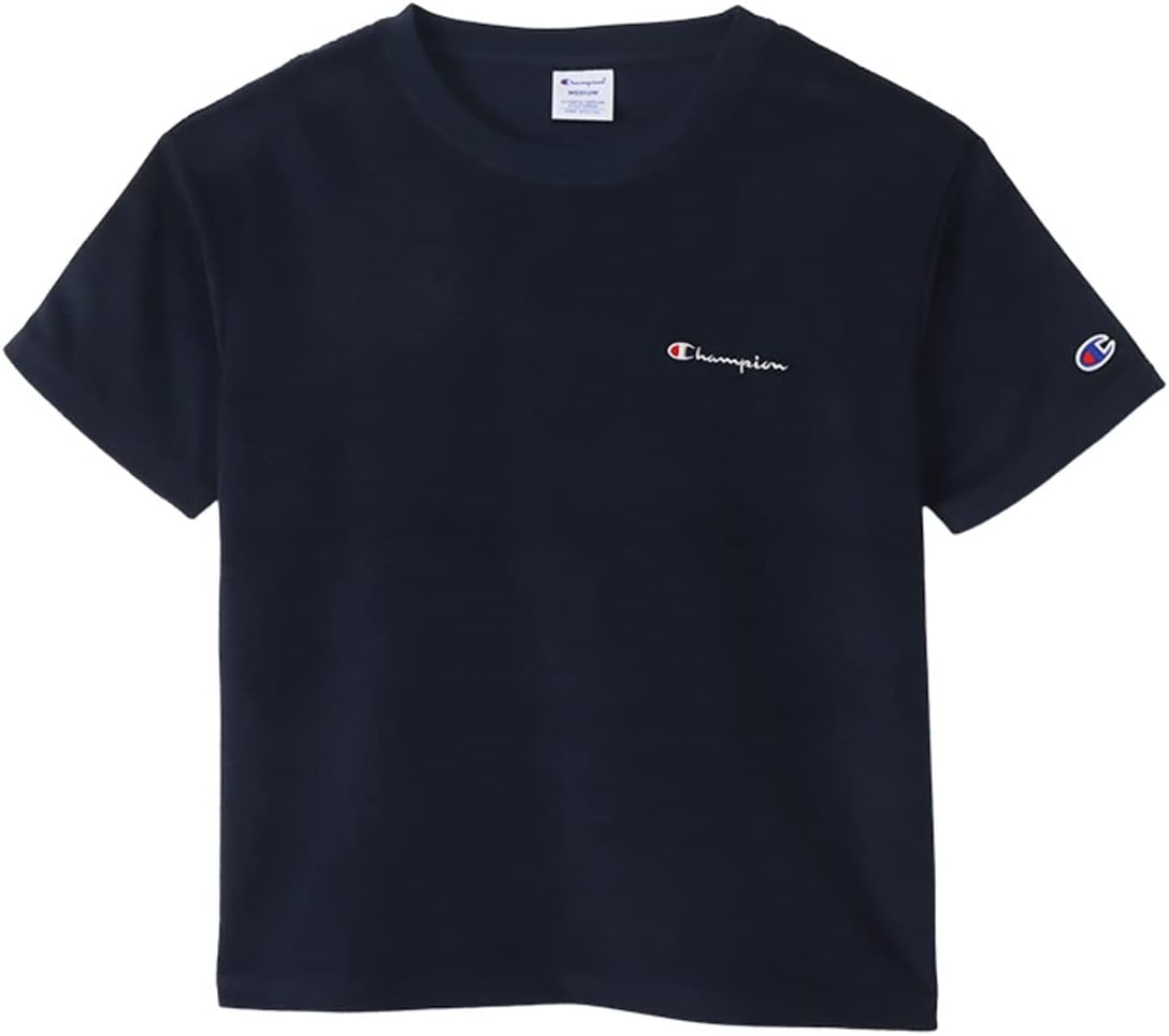リラックスフィットが心地よい、サステナブルなCOTTON USAスクリプトロゴTシャツ