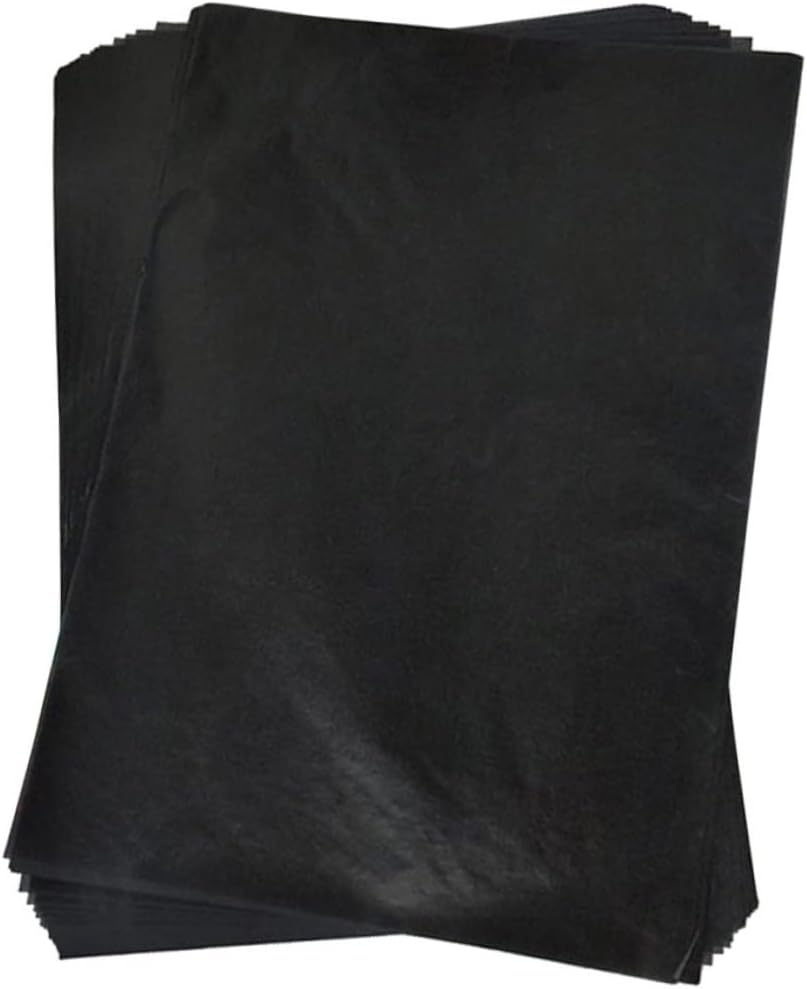 Angoily 100 Sheets of Paper Tracing Paper Graphite Coating Ideal for Artists and DIY Enthusiasts and Easy to Use