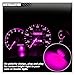 10PCS T10 194 168 Car Dash Instrument LED Light Bulbs with Twist Lock Socket, Bright Panel Gauge Cluster Dashboard Light Bulbs, Car Interior Replacement Bulbs for Map Dome Lights (Pink&Purple)