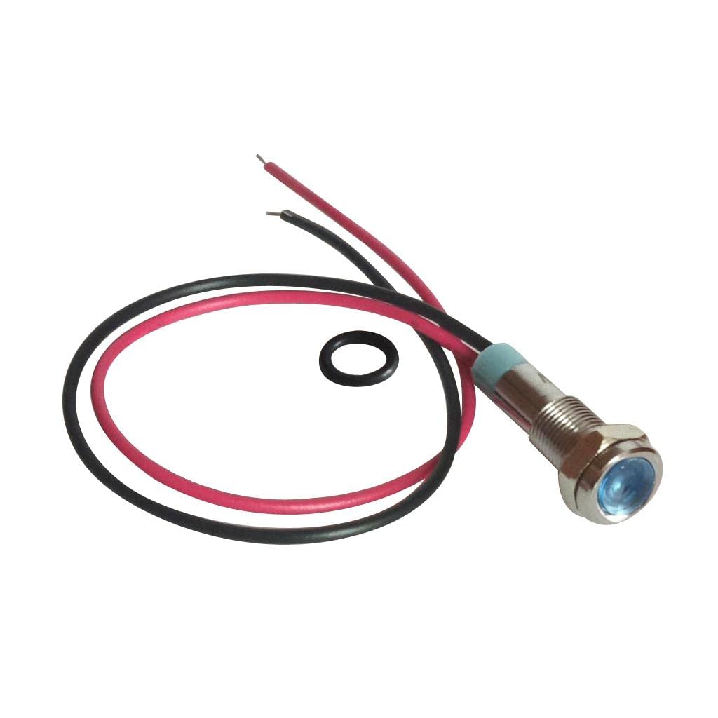 ATORSE™ 6Mm 12V Signal Power Supply Led Metal Indicator Light Lamp Pre-Wired Blue|Business & Industrial | Automation Motors & Drives | Signals & Indicators | Signals & Components | Signal Lamps-image-49
