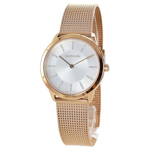 [カルバンクライン] 腕時計 レディース ステンレス ブレスレット ローズゴールド 携帯用 腕時計ケース付き K3M22Y2X-dc [並行輸入品]