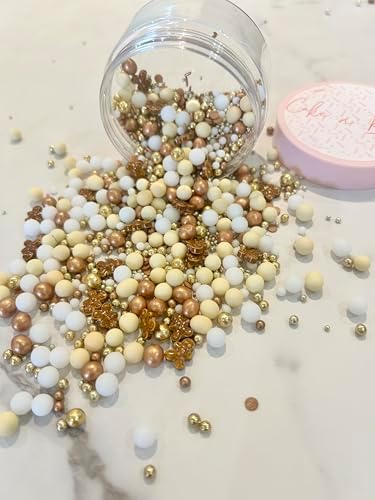 Cake N Bake Christmas Themed Edible Sprinkles (Gingerbread, 35g)