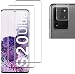Produktbild [2+1 Pack] Panzerglas kompatibel mit Samsung Galaxy S20 Ultra, +Linse Schutzfolie, 3D Voller Displayschutz, Anti-Kratzer, 9H Härte, Anti-Öl, Displayschutzfolie für Samsung Galaxy S20 Ultra - (6.9")