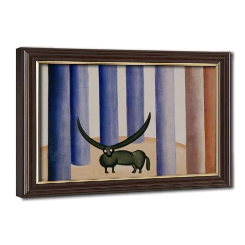 Toile O Touro de Tarsila Do Amaral pour décoration murale de bureau élégante