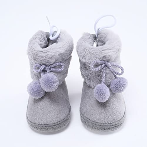 Baby Boys Girls Shoes Toddler Boys Booties Girls Plush Snow Warming Shoes Baby Soft Boots Walkers Shoes 6-242