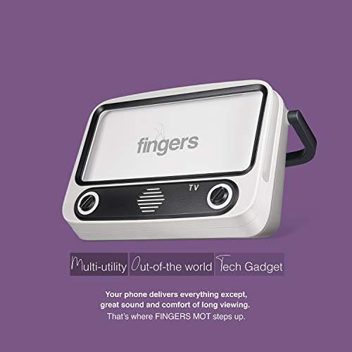 FINGERS-My-Own-TV-MOT-8-Watt-Wireless-Bluetooth-Portable-Battery-Powered-FM-Speaker-Ivory-White