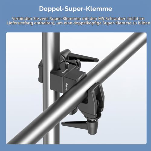 SMALLRIG Super Clamp Kit 2-Pack, Hochleistungs Max Load 33lb/15kg - 5318 – Ansicht 6