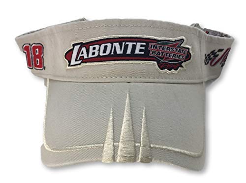 Chase Authentics NASCAR Bobby Labonte #18 Retro Adult Adjustable Visor Stone