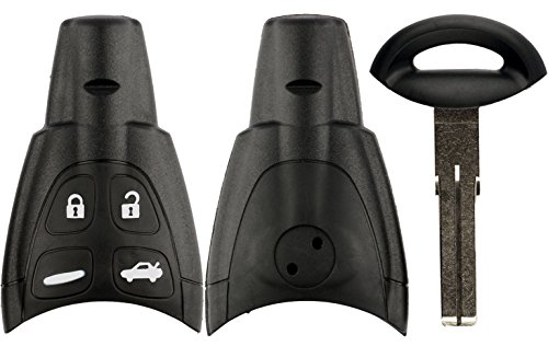 Boîtier clé voiture LTQSAAM433TX KeylessOption coque télécommande boutons de remplacement