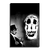 HHGaoArt Salvador Dali Surrealist Poster Women Forming Skull Poster Decorative Painting Prints on Ca